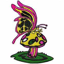 Butterfly Embroidery Design 7